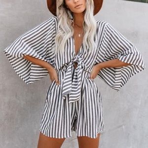 VICI Wind in my Sails pocketed cotton romper